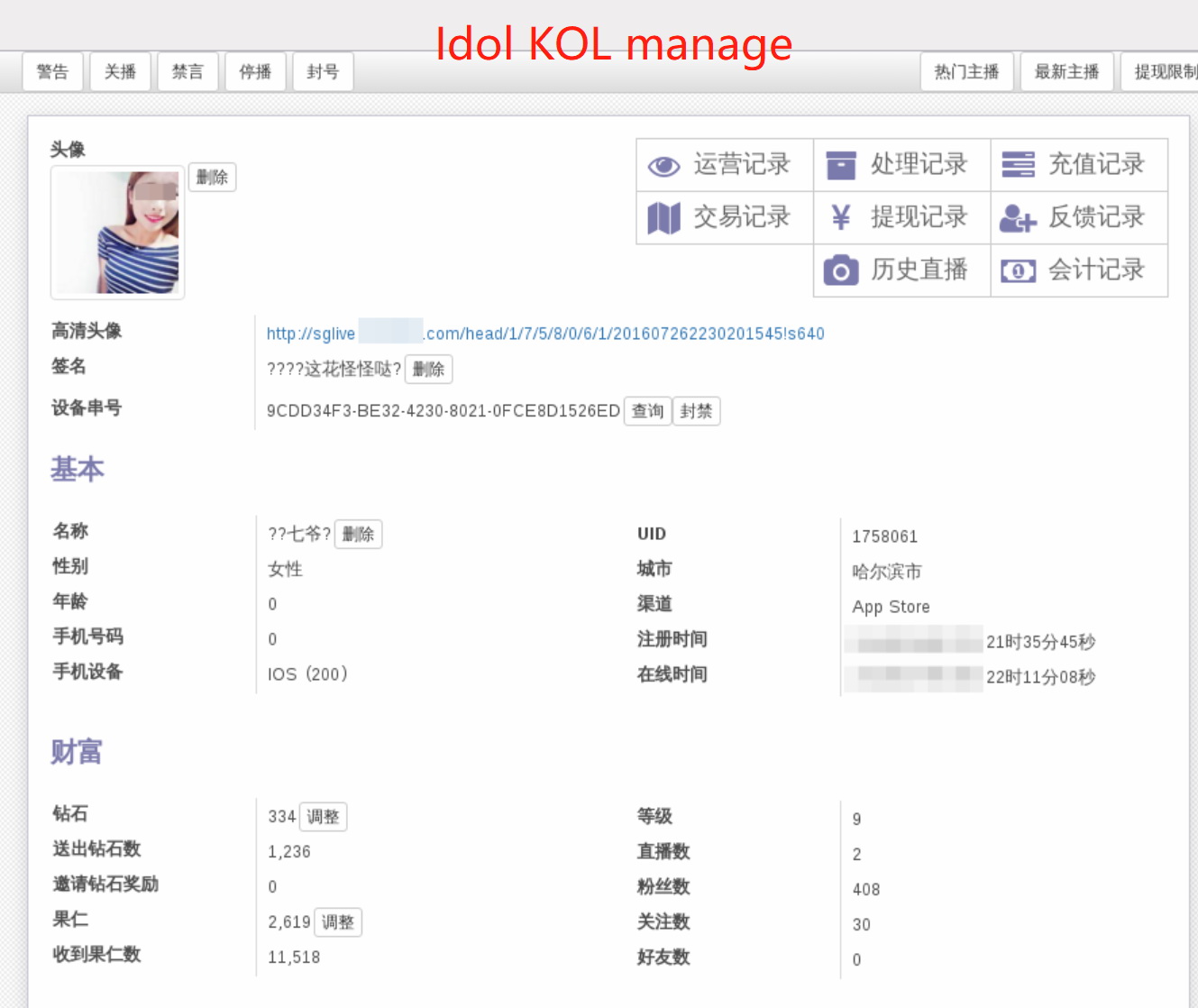 IDOL, KOL, MCN management 