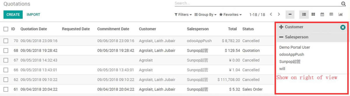 MRP Advance Search Sidebar with Hierarchy Parent Children Tree