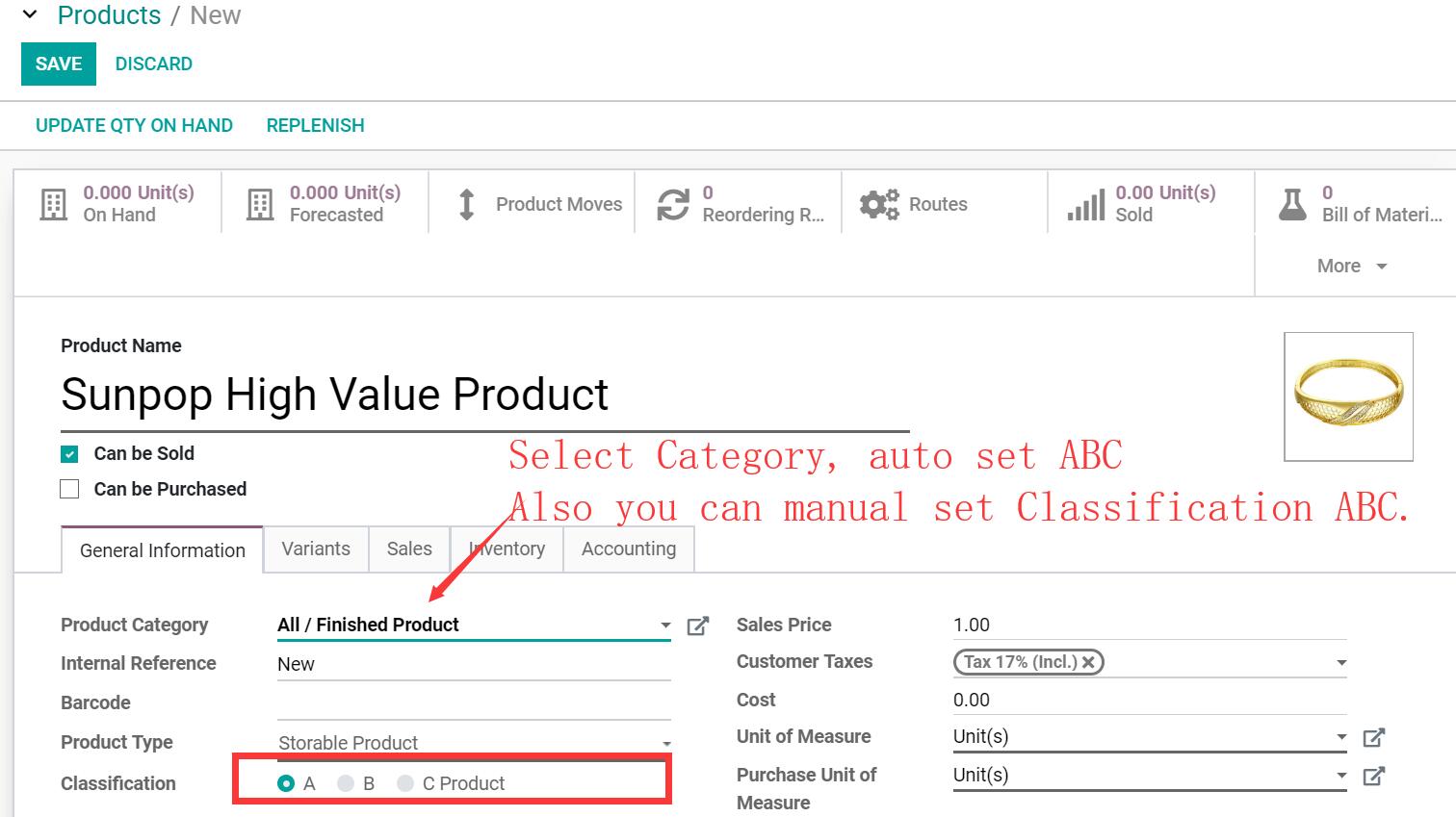 Product ABC Classification.