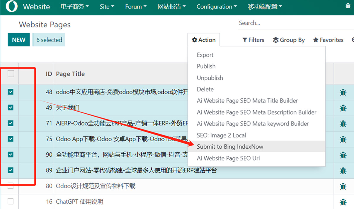 3. Bing必应专属优化。网站认证及最新IndexNow链接提交