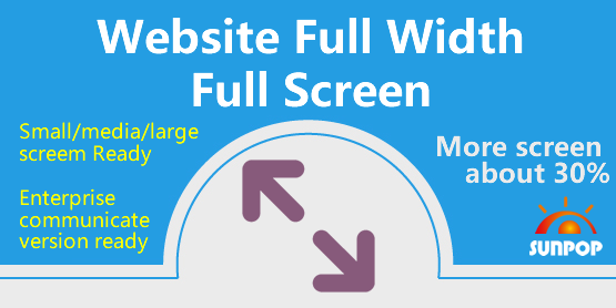 [app_website_fullwidth] 网站门户响应式全宽-全屏门户视图全宽